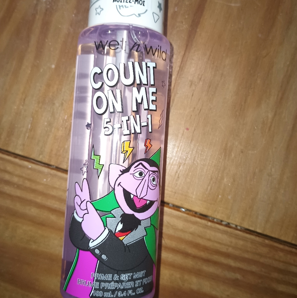 Limited Edition Wet N Wild Sesame Street "Count On Me" 5N1 Prime & Set Spray